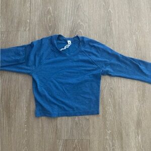 lululemon athletica Blue Long Sleeve Tee